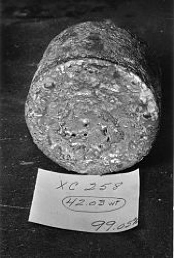Contaminated Debris of Huntington Pilot Plant Transported by Truck in 1979 A uranium biscuit